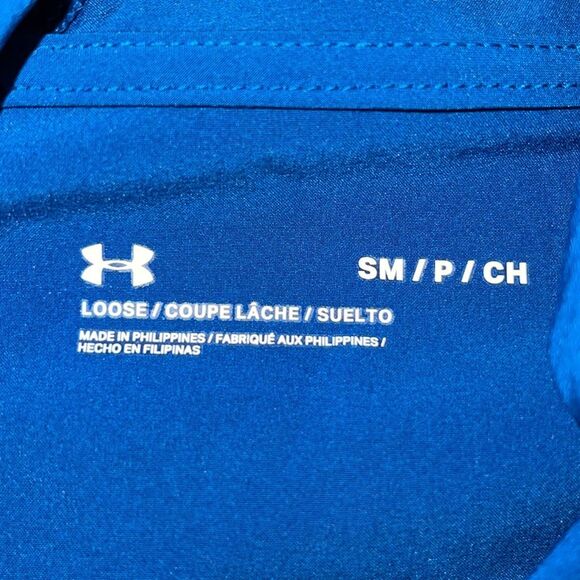 Under Armour Womens Two-tone Colorblock Full Zip Hooded Jacket Blue Small NWT‎ - Picture 7 of 11